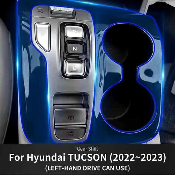 TPU Protective film for Hyundai Tucson NX4 2021 2022 2023 Car Interior Center Console Transparent Anti-scratch Accessories