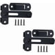thumbnail image 2 of Barn Door Bolts, 2 Piece Door Lock Latch, Stainless Steel Door Bolts, Latch Lock Bolts, for Tool Box, Suitcase(Black), 2 of 5