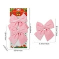 thumbnail image 3 of Luoshdecor 2Pcs Velvet Wreath Bows,Winter Christmas Bows Xmas Hanging Ornaments for Wreath WeddingParty Decoration, 3 of 6