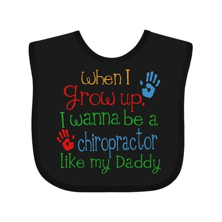

Inktastic Chiropractor Like Daddy Gift Baby Boy or Baby Girl Bib