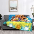 thumbnail image 5 of Lsque Scooby-Doo Print Flannel Throw Blanket, Ultra-soft Blanket for Bed, Couch, Car, Hypoallergenic Anti-pilling blanket-50"x40", 5 of 8