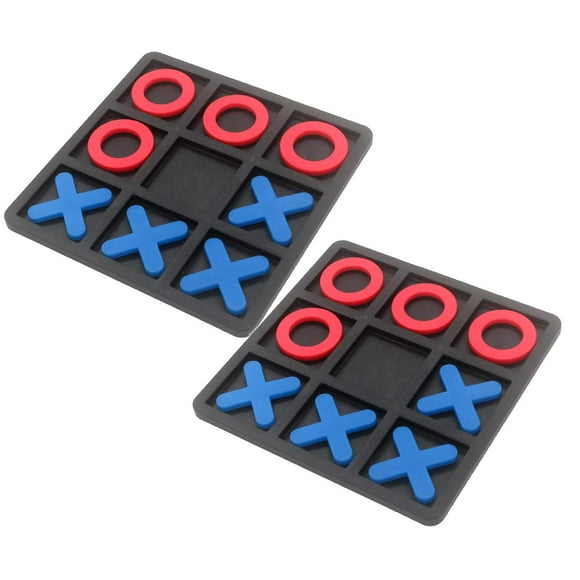 IMENGL Crosses Indoor -tac-toe Kids Games And Children Noughts Playing Noughts Board Education Activities for Toddlers 1-3,Toddler Magnets for Refrigerator,Animal Matching Game Head And Tails,Thick