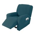 thumbnail image 1 of Funda para silla reclinable elástica de 4 piezas separadas, funda para sofá, sala de estar, dormitor Abody Azul, 1 of 6