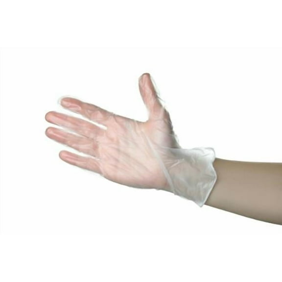 INDIVIDUAL Clear Vinyl Gloves, Large, 3 Mil, Powder Free and Latex Free | 1,000/Case