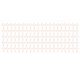 thumbnail image 1 of Pack of 100 rose gold metal crossed paper clips for sorting and organizing your documents and notes, 1 of 3