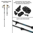 thumbnail image 5 of Cascade Mountain Tech Carbon Fiber Quick Lock Cork Grip Trekking Poles - Extendable Length 26" -54", 5 of 7