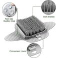 thumbnail image 3 of Foot Brush Shower 35 * 23cm Feet Shower Brush Foot Care Gray Shower Foot Scrubber With Suction Cups, 3 of 5