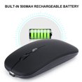 thumbnail image 4 of Souris Sans Fil, Double Mode 2.4G, 5.1 + 2.4 g Design Élégant et Mince pour Win8, Win10 98, Compatible 2000, 4 of 8