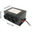 thumbnail image 3 of EUDIDV Portable Room Heater Engineering Car Heater Electric Heater Car Defroster 12V Car Heater Black Style ABS Material Strong Wind Power Bass Design Electric Heater, 3 of 6