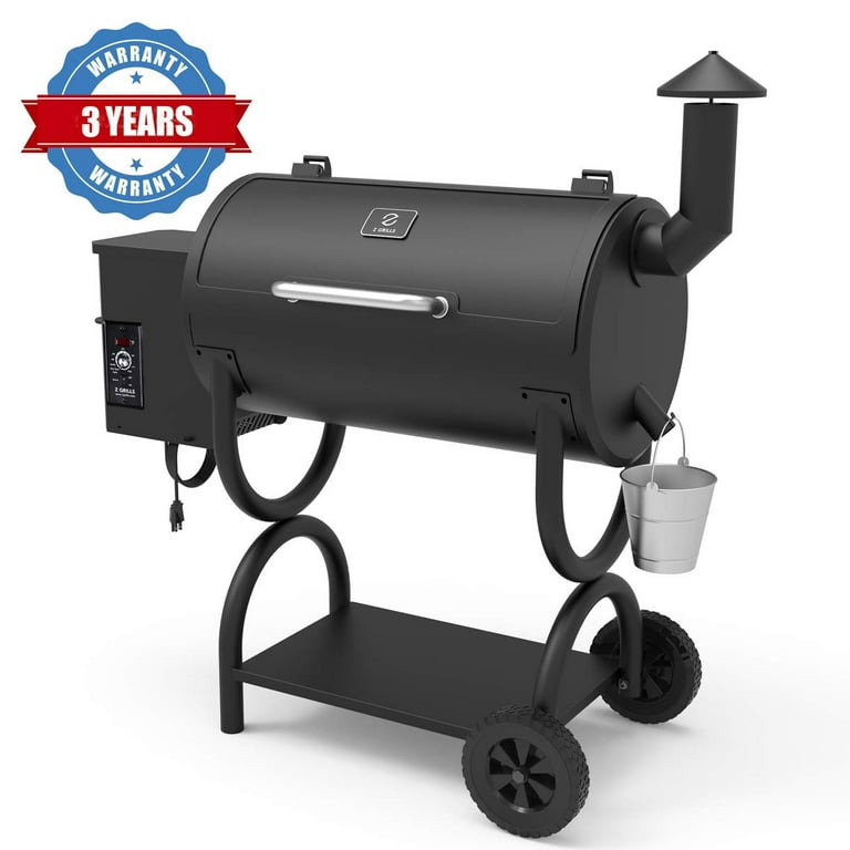 Z Grills ZPG-10002B 1060 Sq in Pellet Grill and Smoker - Black