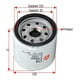 thumbnail image 1 of Filtro Para Aceite SAKURA 2008 A 2014 Nissan L4 2.5L, 1 of 3