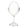 thumbnail image 1 of 3X Espejo Doble Ca de 6 Pulgadas Fashion Herramientas pa Mujeres Oval Zulema Espejo de maquillaje de doble cara, 1 of 8