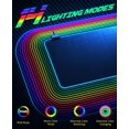 thumbnail image 4 of RGB Gaming Mouse Pad, UtechSmart Large Extended Soft Led Mouse Pad with 14 Lighting Modes 2 Brightness Levels, Computer Keyboard Mousepads Mat 800 x 300mm / 31.5Ã—11.8 inches, 4 of 4