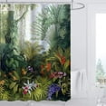 thumbnail image 3 of Cortina de Tela de poliéster resistente Cortina de impermeable, de pintura digital para de , cortinas de plantas perfecl Cortinas de baño, 3 of 7