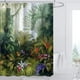 thumbnail image 3 of Cortina de Tela de poliéster resistente Cortina de impermeable, de pintura digital para de , cortinas de plantas perfecl Cortinas de baño, 3 of 7