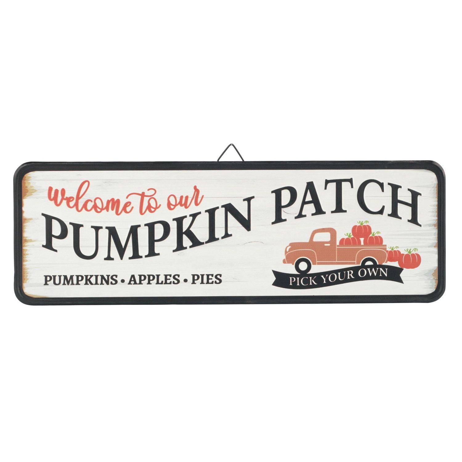 Way To Celebrate Harvest Metal Pumpkin Patch Hanging Wall Décor