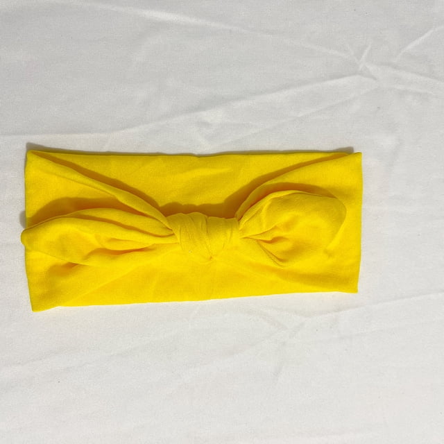 Bonita y suave diadema con orejas de conejo, banda elástica para el cabello anudada de tela de color sólido, banda para el cabello de algodón para maquillaje y lavado de cara para mujeres