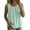 Green, variant on Women's Plain Sleeveless Tank Top Summer Oversized Crew Neck Basic Tee Tank Flowy Casual Boho Beach Vacation Tops White
