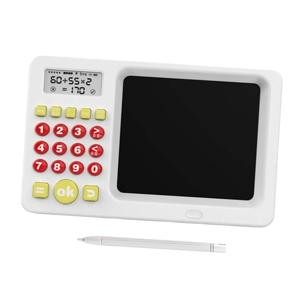 Calculadora educativa Yotijar Suma Resta Multiplicación División Aritmética Oral Niñas Blanco