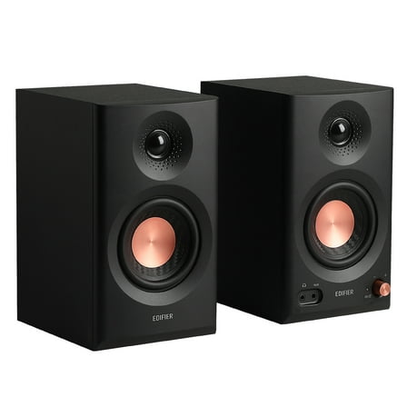Restored Edifier MR3 Powered Studio Monitor Speakers - Black (Pair) - Certified (Refurbished)