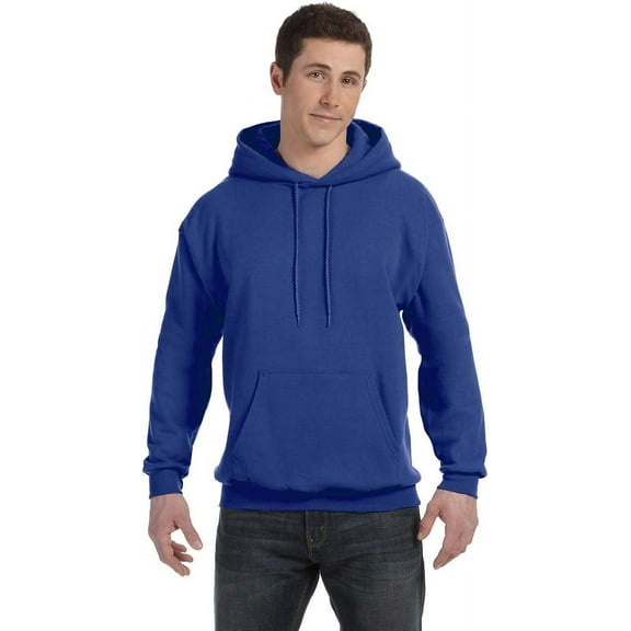 Hanes mens Pullover Ecosmart Hooded athletic sweatshirts, Deep Royal, X-Large US