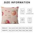 thumbnail image 5 of Red Apple Throw Pillow Cover for Kids,Fruits Pattern Pillow Cover Pink Lover Heart Floral Print Cushion Cover,Honey Apple Decorative Pillow Cover for Office, 5 of 5