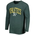thumbnail image 2 of Men's Concepts Sport Green Athletics Inertia Raglan Long Sleeve Henley Top, 2 of 5