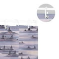thumbnail image 5 of Islands and Trees 72x72 Waterproof Shower Curtain Liners Durable Metal C-Hooks Fade-Proof Thermal Print Anti-Splash, 5 of 5