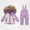 Purple, variant on Girls Snowsuit 2 Piece Set Ski Jacket and Pants, Waterproof Windproof Fleece Lined Faux Fur Hooded Winter Outfit for Kids Purple Size 7