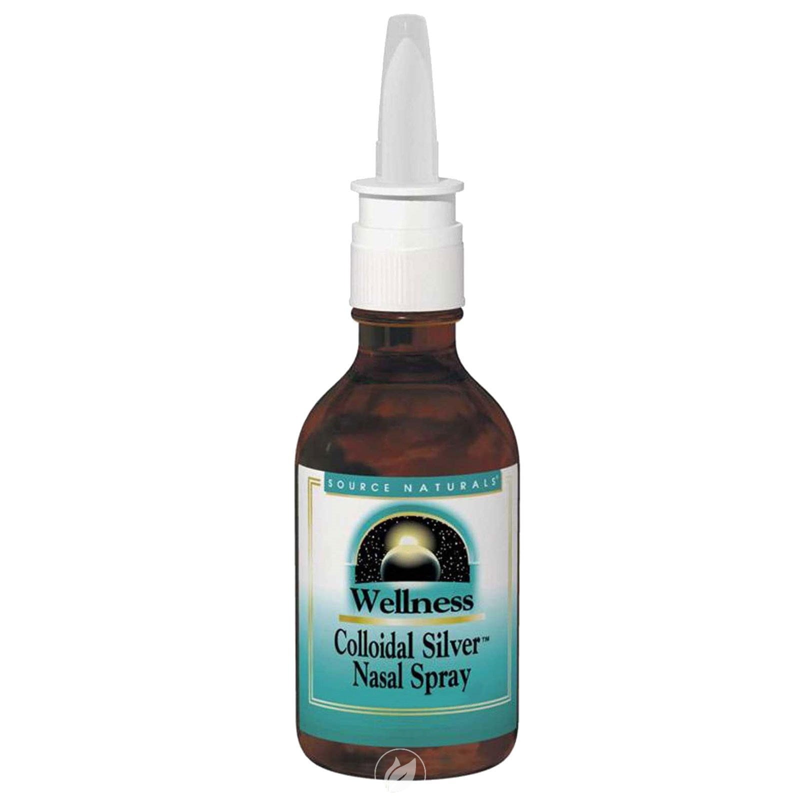 (2 Pack) Source Naturals Wellness, Colloidal Silver Nasal Spray, 10 PPM, 2 fl oz (59.14 ml