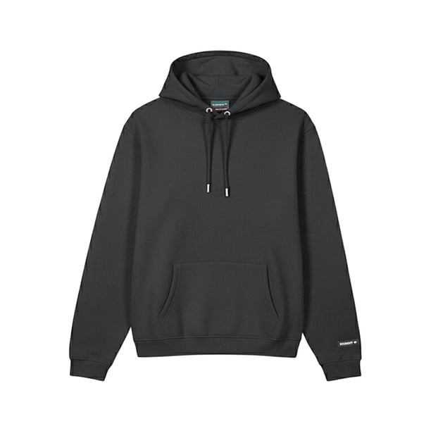 Sudadera Quarry para Hombre Hoodie Lisa Premium Negro Talla EG