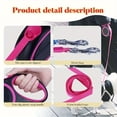 thumbnail image 3 of YOPTOP 26ft Retractable Dog Leash for Dogs Up to 110lbs  Anti-Slip Rubber Handle  One-Button Brake  Durable Nylon Tape  360° -Free Design,Blue,L, 3 of 7