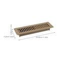 thumbnail image 4 of REACHISE Floor Vent Cover Return Air Grille Replacement Floor Vent Grille Air Vent Deflector, 4 of 8