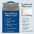 thumbnail image 4 of Funda de almohada SUTERA Dream Deep Silverthread para almohada ortopédica, 4 of 8