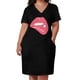 thumbnail image 3 of ¡Labios! Vestido holgado con bolsillos para mujer, verano, ropa de mujer, vestidos largos, vestidos largos con velo., 3 of 7