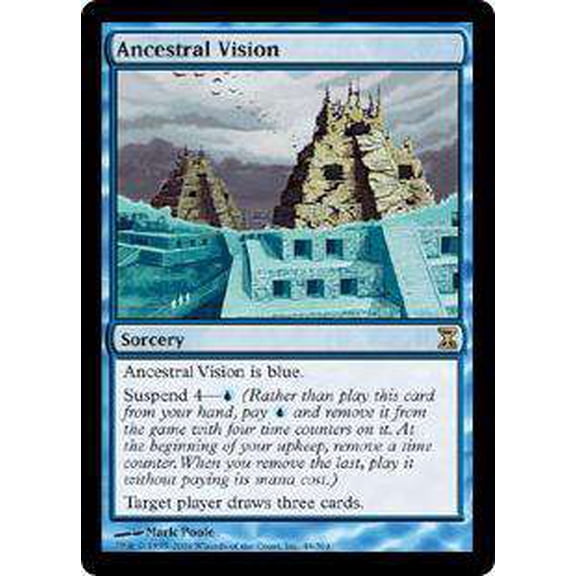 MtG Time Spiral Rare Ancestral Vision [V1] #48