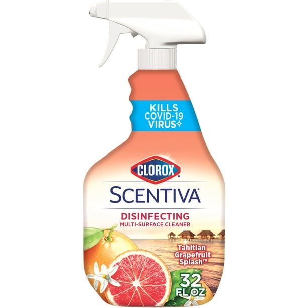 Clorox Scentiva BleachFree Multi Surface Cleaner Spray, Tahitian