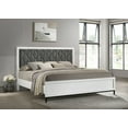 thumbnail image 2 of Sonora Eastern King Upholstered Panel Bed White, 2 of 9
