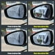 thumbnail image 2 of Ehuebsd 2 Uds Espejo Retrovisor Coche Ovalado Pegatina Impermeable Película Protectora Antiniebla, 2 of 9