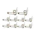 thumbnail image 4 of 10 piezas de resorte de torsión de doble de acero al carbono de repuesto para varilla de rizador de cabello, uso doméstico, salón profesional. 24 mm, 4 of 8