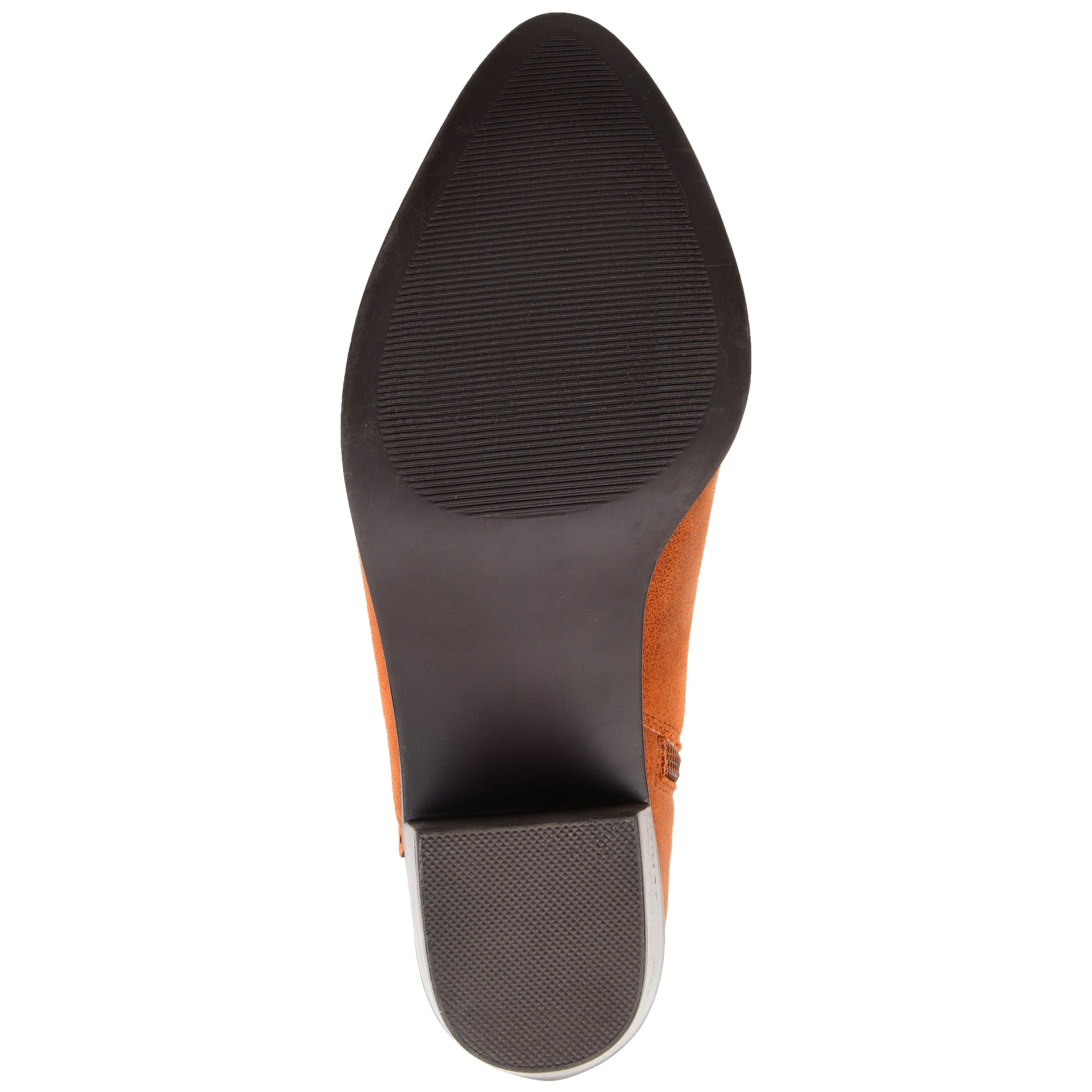 Journee Womens Tessa Inside Zip Stacked Heel Booties