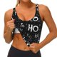 thumbnail image 3 of Balery Ho-Ho-Ho 2 Sujetadores deportivos con espalda cruzada para mujer, acolchados, sin costuras, de alto impacto, ideales para yoga, gimnasio, entrenamiento y fitness.-Medium, 3 of 8