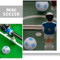 thumbnail image 4 of unbranded 6 Pcs Mini Ballons de Soccer de Table Forme Ronde Matériau Plastique Accessoire de Jeu de Soccer de Bureau, 4 of 7