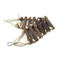 thumbnail image 2 of fashionhome Random Color Pet Birds Parrot Swing Toys Climbing Ladder Wooden Chewing Hanging Rope Toy Cage Decor, 2 of 5