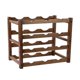 thumbnail image 1 of Estante de vino Soporte de botella de lujo Soporte de madera Estante de 4 capas, 1 of 8