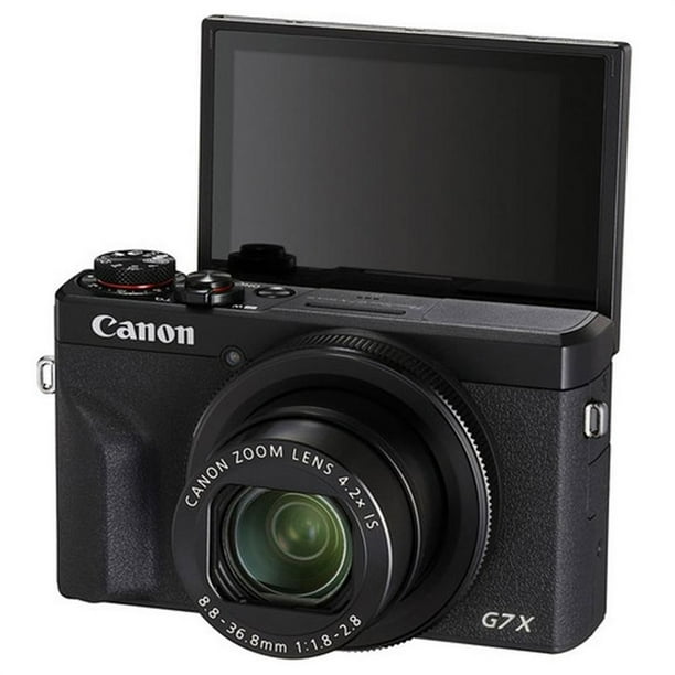 新品未使用 Canon PowerShot G7 X Mark III ブラック Canon PowerShot G7 X Mark III 20.2MP Wi-Fi Live Streaming Black