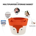 thumbnail image 2 of Storage Basket Creative Sundries Adorable Fox-design Cotton Rope Home Decoration Goods Baby Baskets for Multi-function Toy, 2 of 6