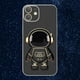 thumbnail image 1 of 3D Plating Astronaut Hidden Stand Case Cover Cute Astronaut Stand Phone Case para IPhone 12 TPU Cover, 1 of 3