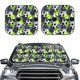 thumbnail image 2 of Fotbe Football Juego de 2 Piezas de Parasoles para Parabrisas | Bloqueador Solar para Auto | Accesorios Plegables para Protección Solar Interior-Medium, 2 of 6
