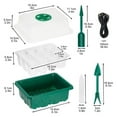 thumbnail image 4 of Costyle 5 Pack Seed Starter Trays with Grow Light Indoor Gardening Germination Trays Seed Starter Kit, 4 of 5
